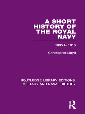 cover image of A Short History of the Royal Navy